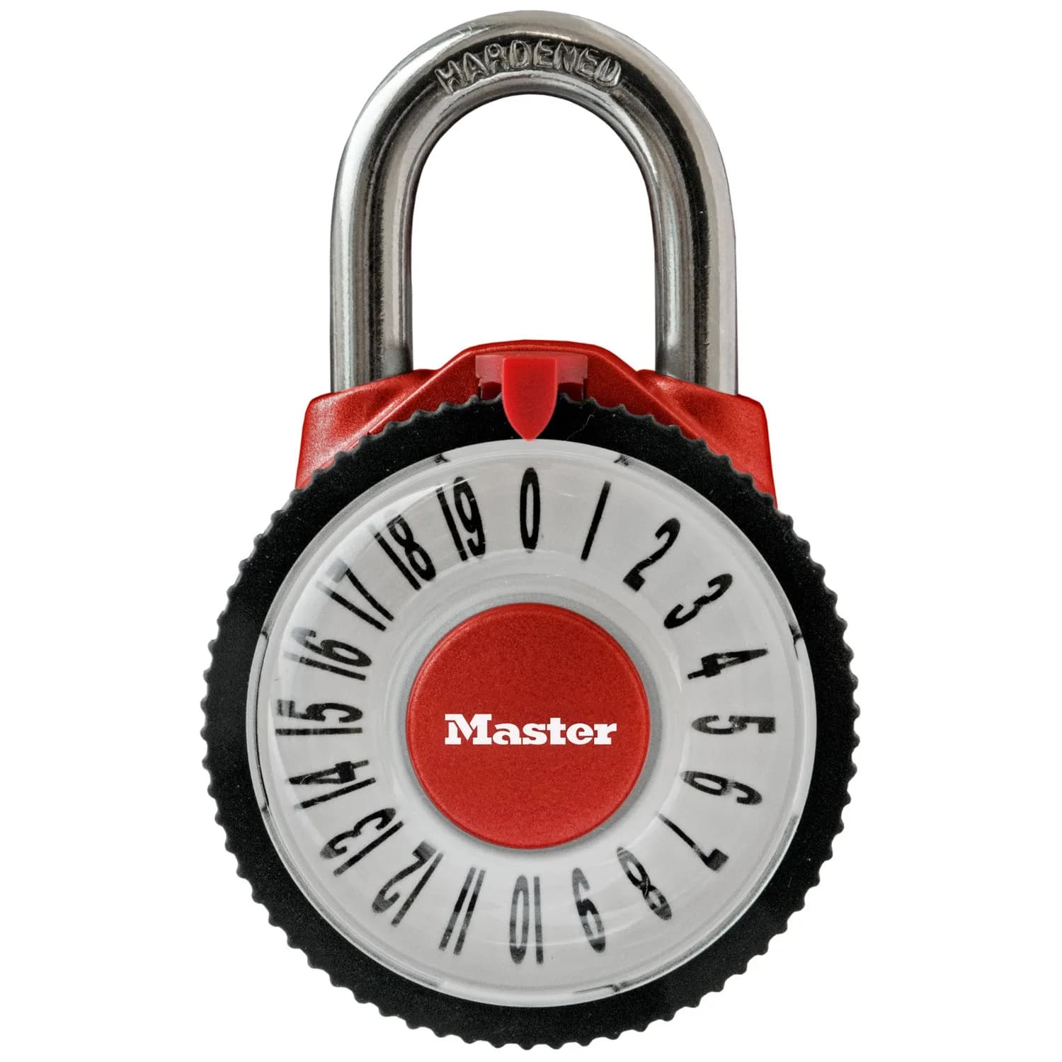 Master Lock Combination Lock for Gym Lockers, Blue | 3-Digit Keyless Security — Magnification Lens, Color May Vary