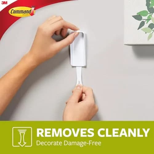 Command Canvas Hangers, 3 lb Capacity, 3 White Hangers & 4 Large Strips | Damage-Free Hanging for Canvas Art thumbnail 5