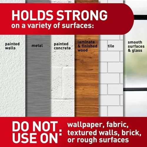 Command Canvas Hangers, 3 lb Capacity, 3 White Hangers & 4 Large Strips | Damage-Free Hanging for Canvas Art thumbnail 3