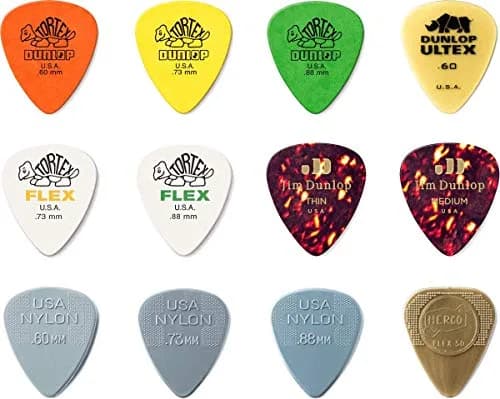 Jim Dunlop Acoustic Pick Variety Pack - 12 Pack | Explore Tone with USA-Made Picks thumbnail 3