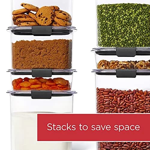 Rubbermaid Brilliance 16-Cup Airtight Food Storage Container with Lid | Pantry Organizer & Food Freshness thumbnail 6