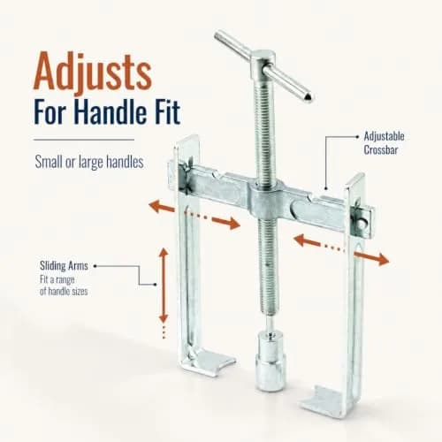 Rapid Repair Faucet Handle & Sleeve Puller | Heavy-Duty Steel, Adjustable, Single Pack thumbnail 6