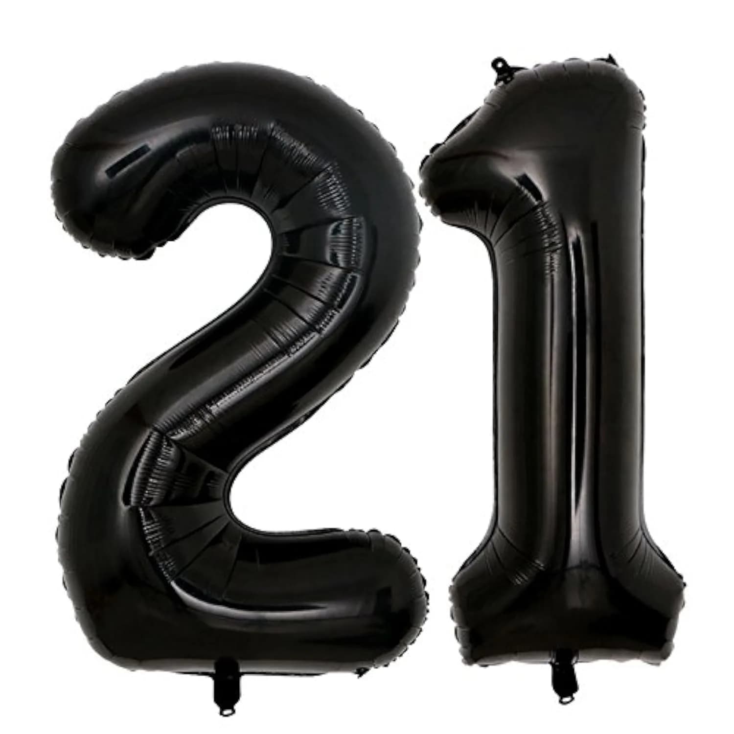 Scorpio 40 Inch Jumbo Black 21 Number Balloons for 21st Birthday Decorations | Reusable Party Props - main product image