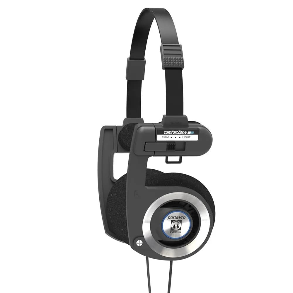 Koss Porta Pro On-Ear Headphones | Deep Bass, 60 Ohm Impedance, 15-25kHz Frequency Response