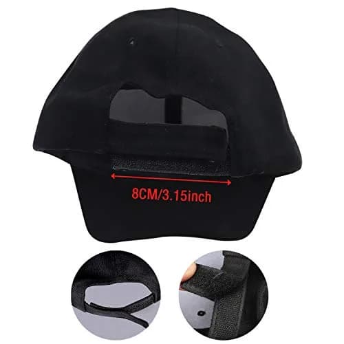 JIGUOOR LED Baseball Cap with Light Up Feature, Blue, 1 Unit | Adjustable Cotton Cap for Night Events thumbnail 3