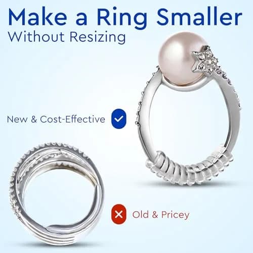 5 STARS UNITED Ring Sizer Adjuster 12 Pack Clear | Invisible Design for Loose Rings thumbnail 8