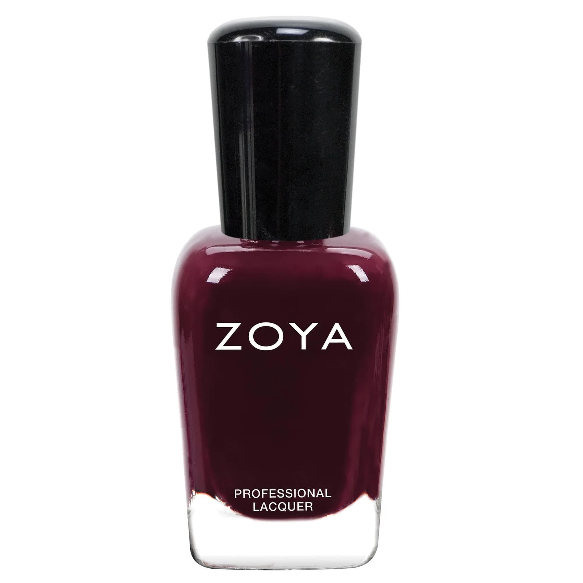 ZOYA Tasha Nail Polish, Deep Brunette Brown Metallic, 0.5 fl oz (15ml) | Long-Wear Big10Free Vegan — Elaine