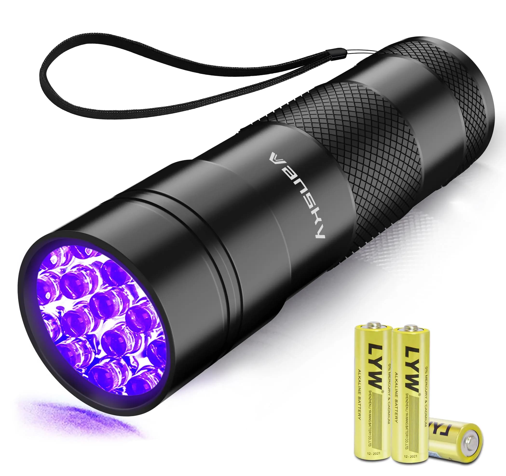 Vansky UV Light 395nm Blacklight Flashlight | Pet Urine Detection & Invisible Stain Finder