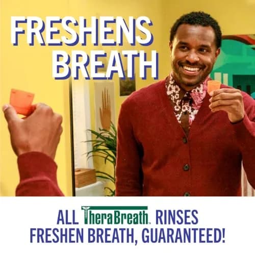 TheraBreath Healthy Gums Oral Rinse Clean Mint 473ml (16 Fl Oz) | Dentist Formulated Antigingivitis Mouthwash thumbnail 8