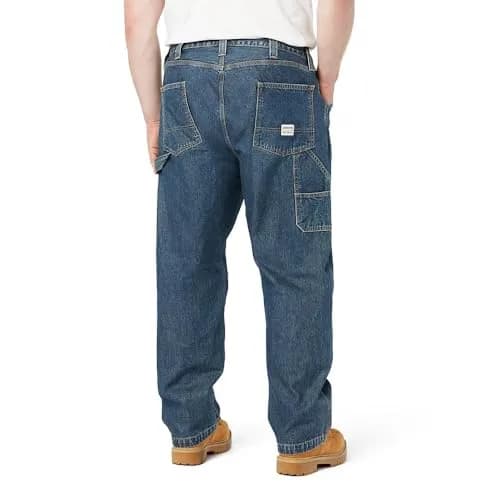 Levi Strauss Signature Gold Men's Carpenter Jeans 44W x 32L (1.94 lb) | Relaxed Fit, Straight Leg thumbnail 5