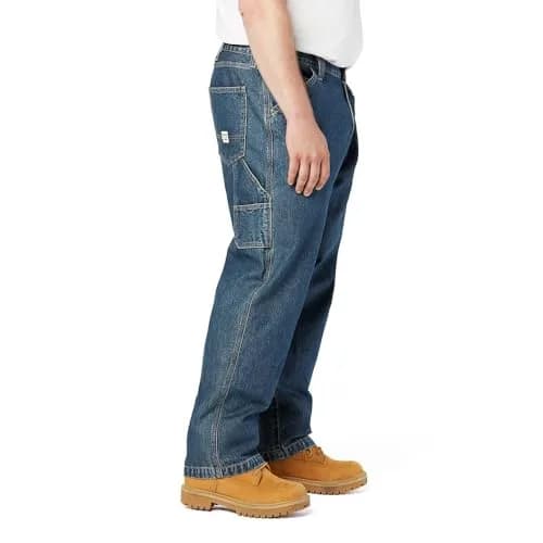 Levi Strauss Signature Gold Men's Carpenter Jeans 44W x 32L (1.94 lb) | Relaxed Fit, Straight Leg thumbnail 2