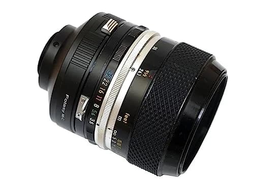 Fotasy Black C Mount & Nikon F Lens Adapter 16mm Prime | Manual Focus, Copper Mount thumbnail 5