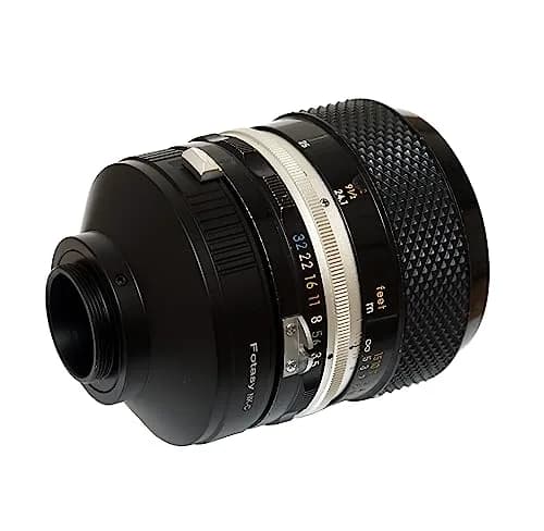 Fotasy Black C Mount & Nikon F Lens Adapter 16mm Prime | Manual Focus, Copper Mount thumbnail 6
