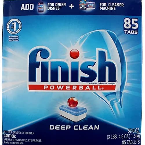 Finish All in 1 Dishwasher Tablets 85 Count (1.69 kg) | Powerball Fresh Scent thumbnail 1
