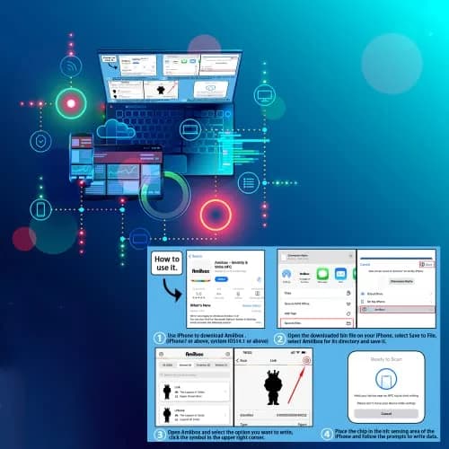 Timeskey NFC NTAG215 Cards 54x85.5mm (40pcs) | Programmable NFC Tags for Mobile Devices thumbnail 6