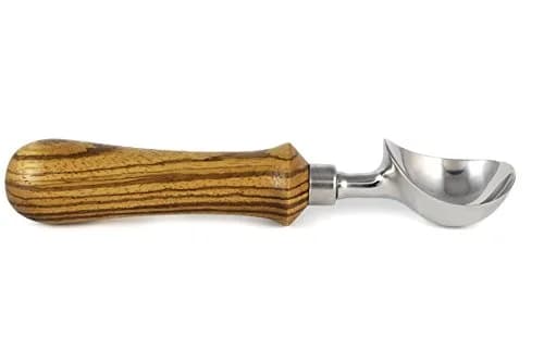 Crooked Mill Woodworking Ice Cream Scoop Woodworking Kit 3-Pack | Stainless Steel, Chrome, Food-Safe, 23/64" Drill Required thumbnail 1