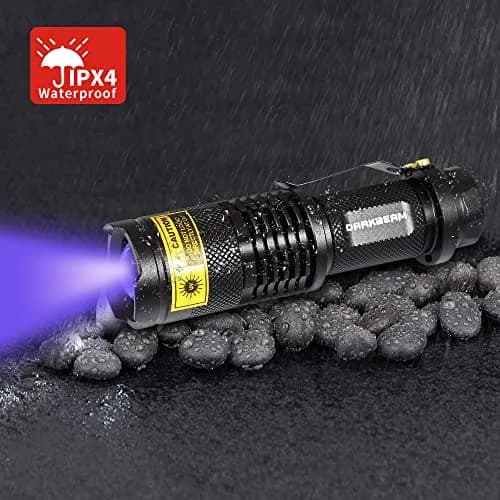 DARKBEAM UV 395nm Flashlight 2 Pack | Detect Pet Urine & Fluorescent Items thumbnail 6