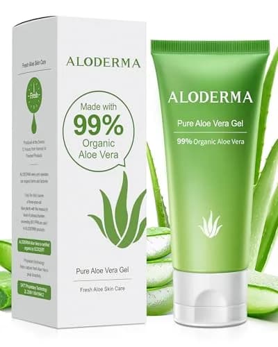 Aloderma Organic Aloe Vera Gel 114ml (4.02oz) | Pure Hydration for Face & Body thumbnail 1