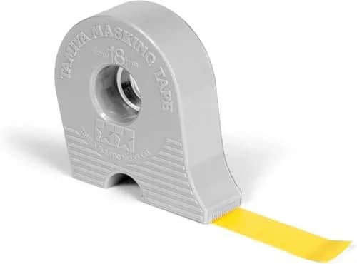 Tamiya Masking Tape with Dispensers, 6 mm, 10 mm, & 18 mm Set | Yellow Paper Masking Tape for Painting thumbnail 4