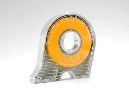 Tamiya Masking Tape with Dispensers, 6 mm, 10 mm, & 18 mm Set | Yellow Paper Masking Tape for Painting thumbnail 5
