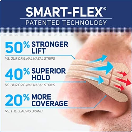 Clear Passage Extra Strength Nasal Strips Tan 50 Count | Opens Nasal Passages for Better Sleep thumbnail 3