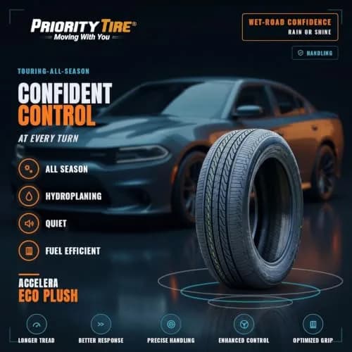 Accelera Eco Plush 215/60R16 99V XL All Season Touring Radial Tire | Reliable Passenger Car Tire thumbnail 2