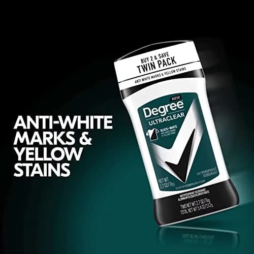 Degree Men UltraClear Antiperspirant Stick Black+White 5.4 oz (156 g) | 72-Hour Sweat & Odor Protection thumbnail 5
