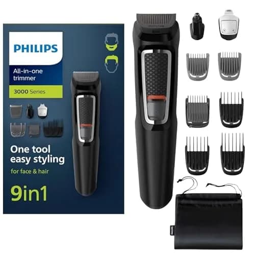Philips Norelco Multigroom 3000 MG3740 All-in-One Trimmer with 13 Pieces | 60-Minute Runtime thumbnail 1