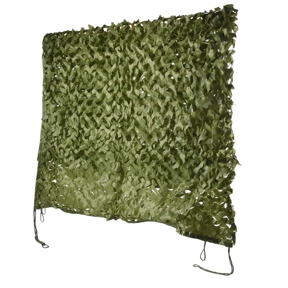 HYOUT Desert Camo Netting 2M x 3M (6.5x10ft) | Lightweight Polyester Camo Net for Hunting, Camping & Sunshade — Woodland Camo
