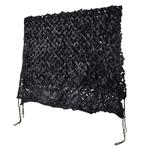 HYOUT Camouflage Netting 2m x 3m (6.5x10ft) Woodland Black | Durable Polyester Mesh for Hunting & Sunshade thumbnail 1