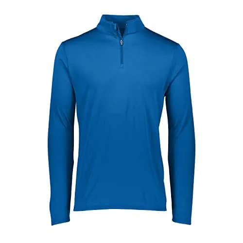 Augusta Sportswear Men's Attain Light Weight Wicking Knit 1/4 Zip Pullover | Moisture-Wicking Athletic Performance thumbnail 1