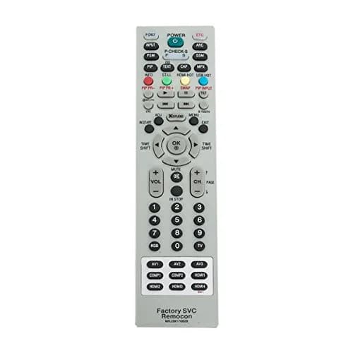 ZdalaMit Replacement Remote Control for LG LCD LED TV | No Programming Needed, 2X AA Batteries, Gray thumbnail 1