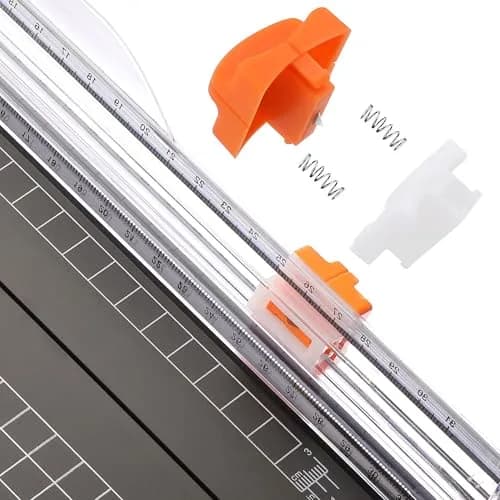 Firbon A4 Paper Cutter 12 Inch Black | Cuts 10 Sheets, Accurate Measurement, Safe Blade thumbnail 4