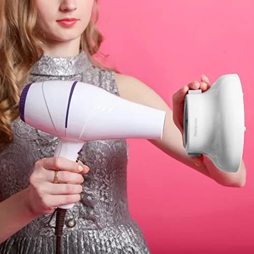 Hairizone Universal Hair Diffuser White | Fits 1.7-2.6 Inch Nozzles for Curly Hair thumbnail 4