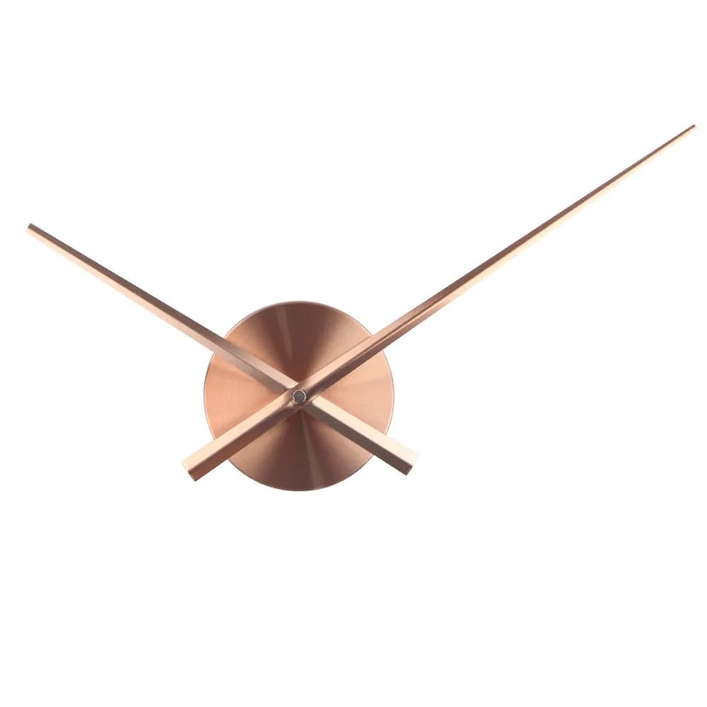 Timelike Large Wall Clock Hands DIY Kit Black | 31.5cm (12.4") Minute Hand — Copper