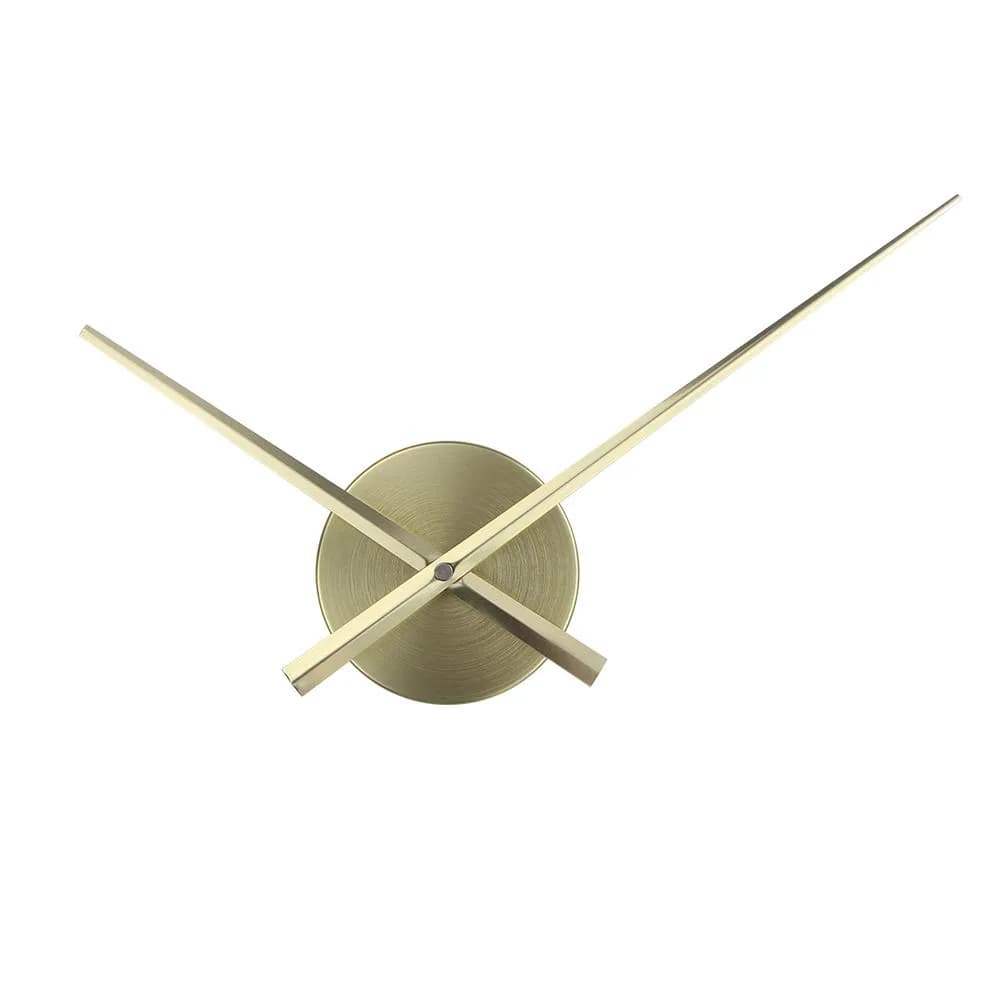 Timelike Large Wall Clock Hands DIY Kit Black | 31.5cm (12.4") Minute Hand — Gold