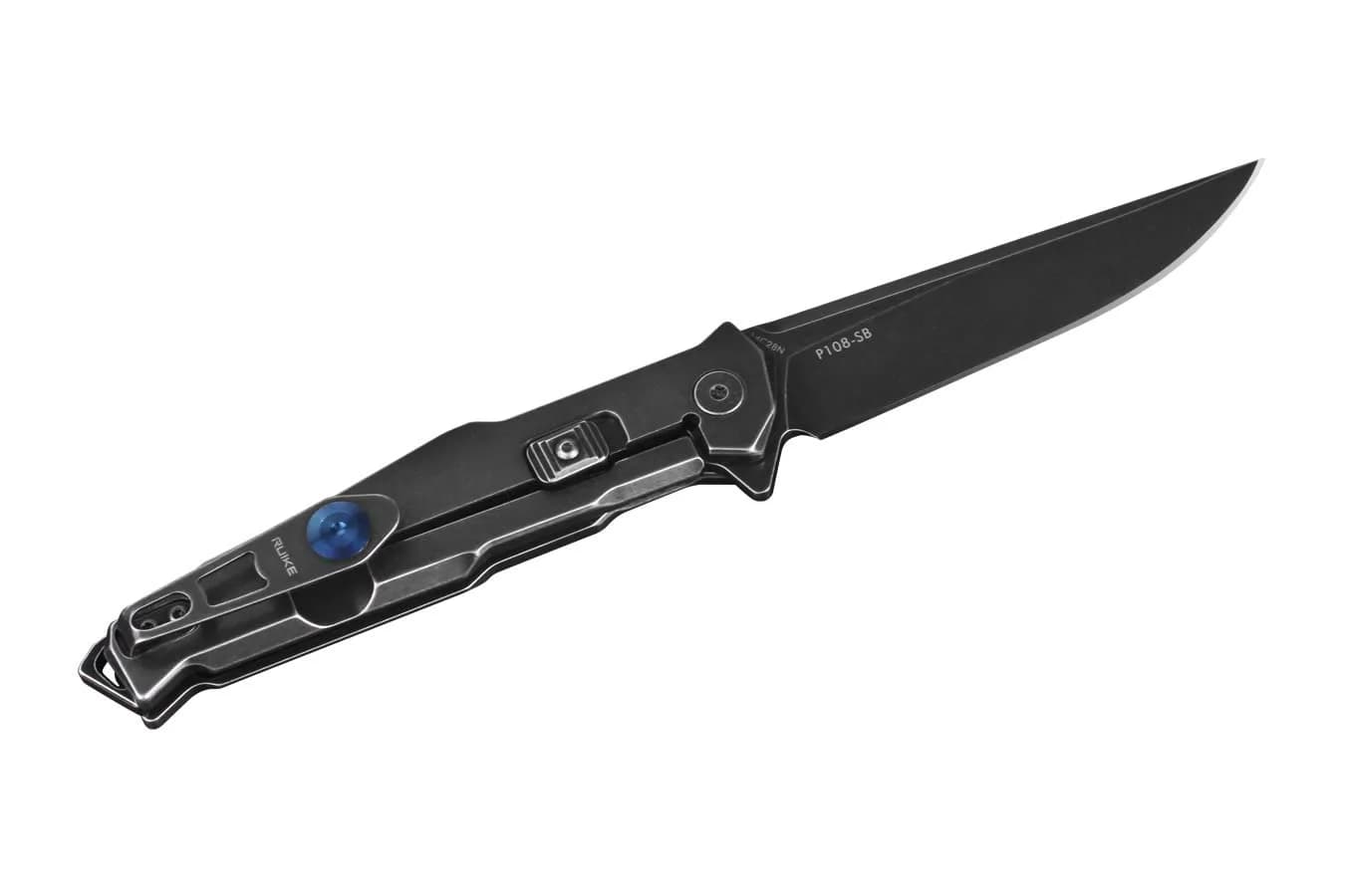 Ruike P108-SB Folding Knife 3.5" Drop Point Blade | Tactical Pocket Knife for Men & Women - main product image