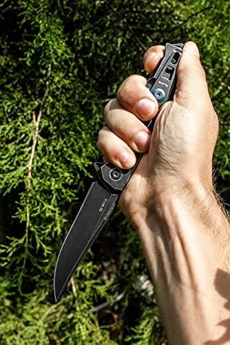 Ruike P108-SB Folding Knife 3.5" Drop Point Blade | Tactical Pocket Knife for Men & Women thumbnail 8