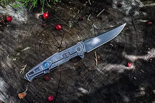 Ruike P108-SB Folding Knife 3.5" Drop Point Blade | Tactical Pocket Knife for Men & Women thumbnail 3