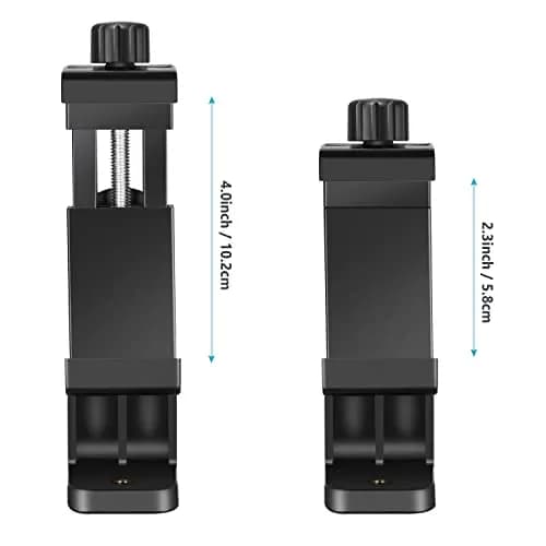 NEEWER Smartphone Holder Phone Tripod Mount Compatible with iPhone Android | 360° Rotation & Detachable Clip thumbnail 2