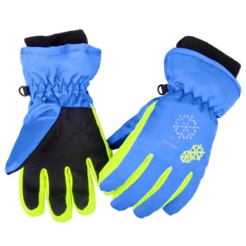 Azarxis Kids Winter Ski Gloves Waterproof Snow Glove for Snowboarding, Sledding (3-5 Years Old, Blue) | Warm & Durable thumbnail 1