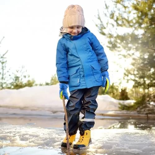 Azarxis Kids Winter Ski Gloves Waterproof Snow Glove for Snowboarding, Sledding (3-5 Years Old, Blue) | Warm & Durable thumbnail 6