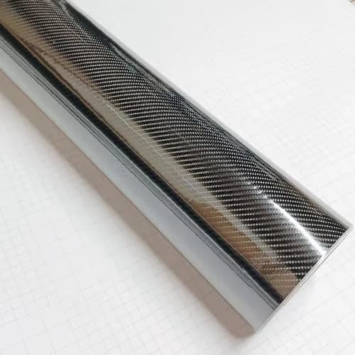DIYAH 6D Black Carbon Fiber Vinyl Wrap Sticker 152cm x 152cm (5ft x 5ft) | Bubble-Free & Heat-Moldable for Automotive Surfaces thumbnail 2