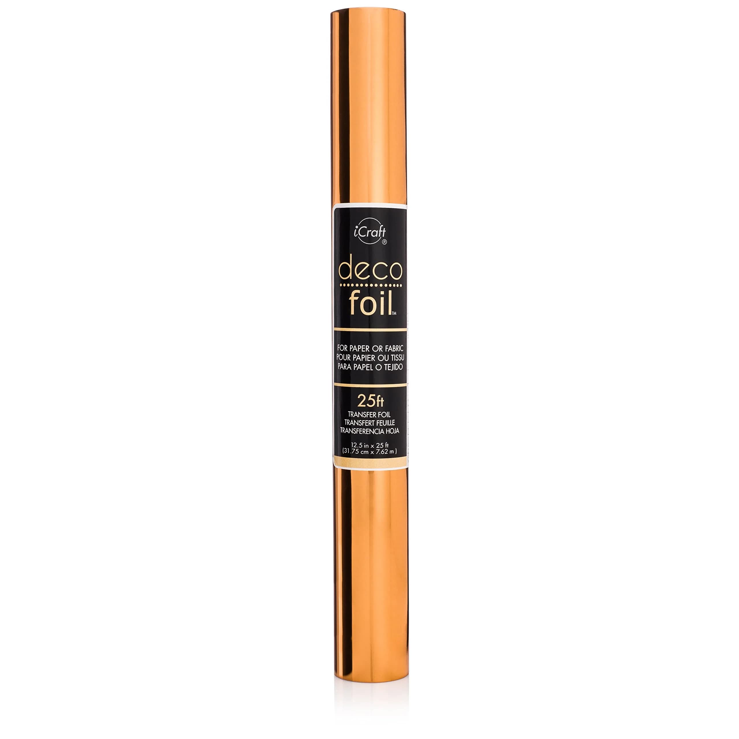 iCraft Deco Foil Value Roll Copper 31.75 cm (12.5 in) x 7.62 m (25 ft) | Toner Reactive & Textile Foil thumbnail 1