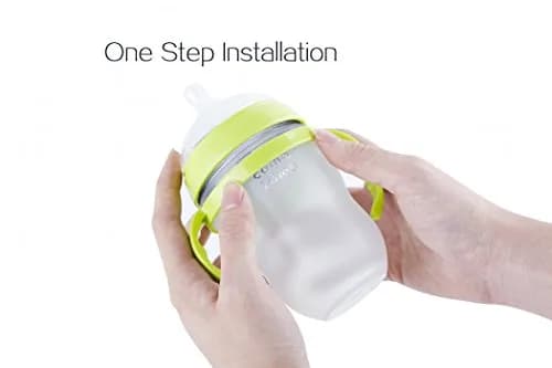 GOLOHO Baby Bottle Handle for Comotomo Bottles 8 oz & 5 oz | Soft Grip, Anti-Slip, Food-Grade Material thumbnail 4