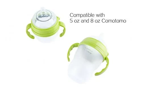 GOLOHO Baby Bottle Handle for Comotomo Bottles 8 oz & 5 oz | Soft Grip, Anti-Slip, Food-Grade Material thumbnail 2