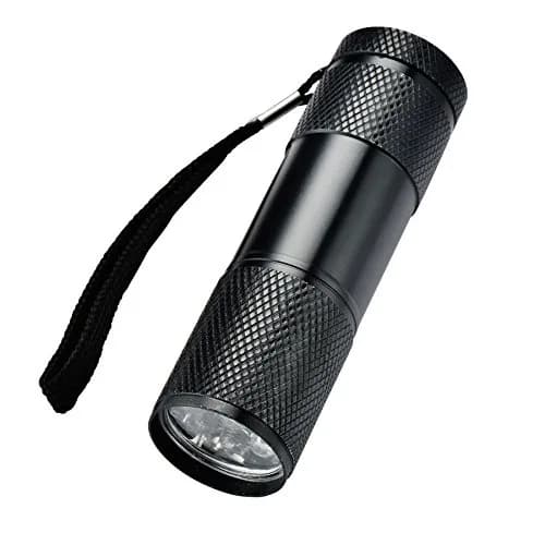 Optimal Shop UV Blacklight Flashlight 9 LED (6 Pack) | Detect Pet Stains, Counterfeit Money, & Hidden Ink thumbnail 1
