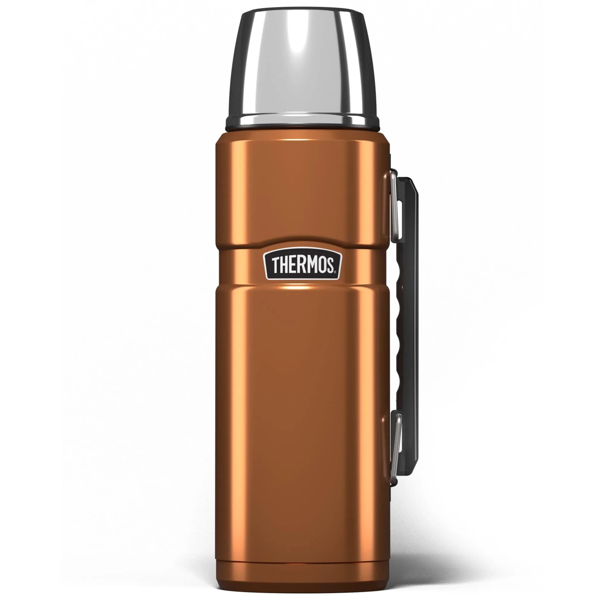 Thermos Stainless King Midnight Blue Travel Flask 1.2L (40.6 Oz) | Keeps Hot 24 Hrs, Cold 24 Hrs — Copper / 40.6 Ounces