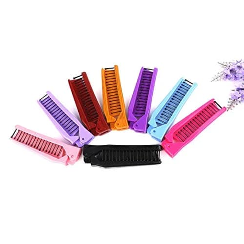 Louise Maelys Folding Hair Comb Pink | Detangles Thick, Curly, or Straight Hair thumbnail 6