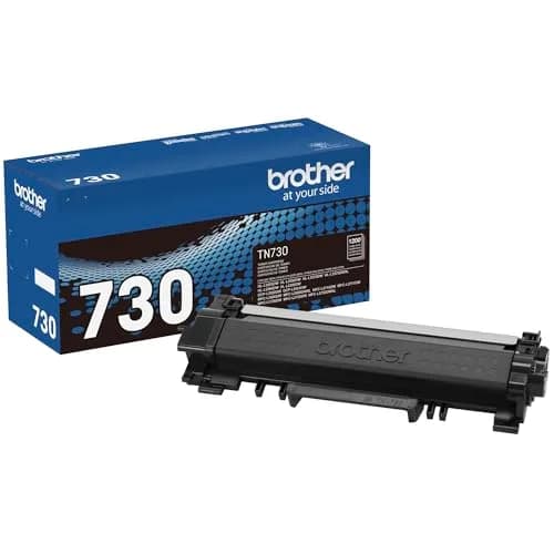 Brother Genuine TN730 Black Toner Cartridge 1200 Pages | Standard Yield Toner for Laser Printers thumbnail 1